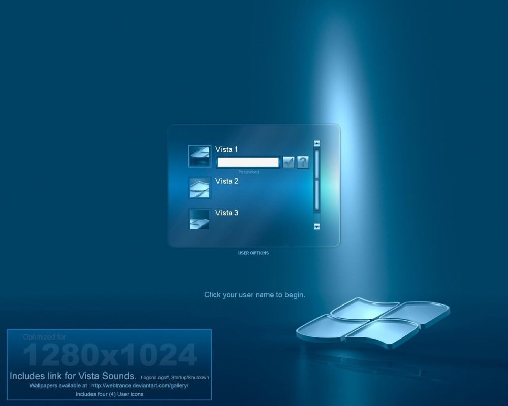 Windows XP экран приветствия