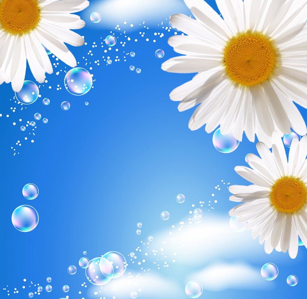 Мелкий орнамент цветы