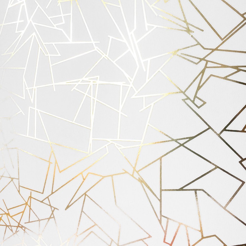 Белый фон с золотыми линиями