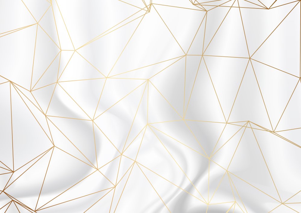 Золотые линии на белом