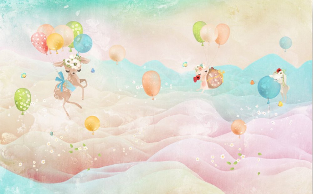 Акварельный фон детский