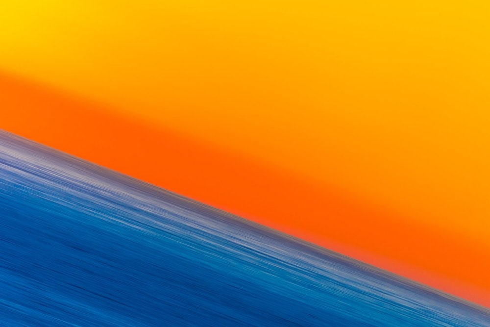 Сине оранжевый градиент