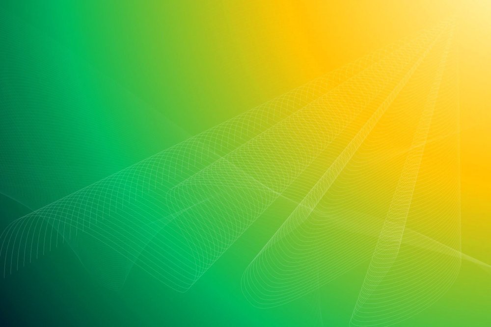 Желто зеленая абстракция