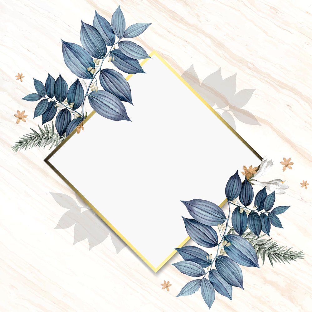 Геометрическая рамка для свадебных приглашений