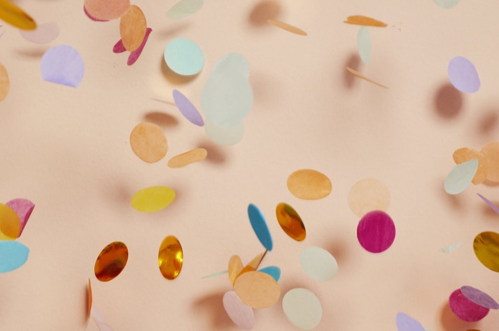 Красивые конфетти