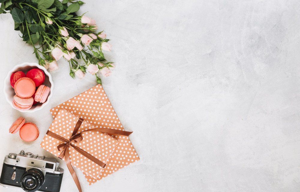 Фотофон с подарками