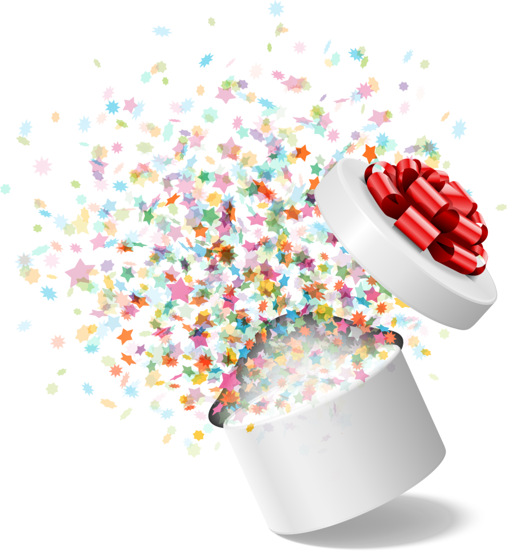 Фейерверк из конфетти