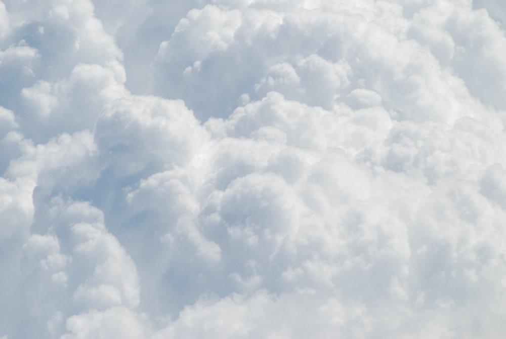 Белая текстура облака