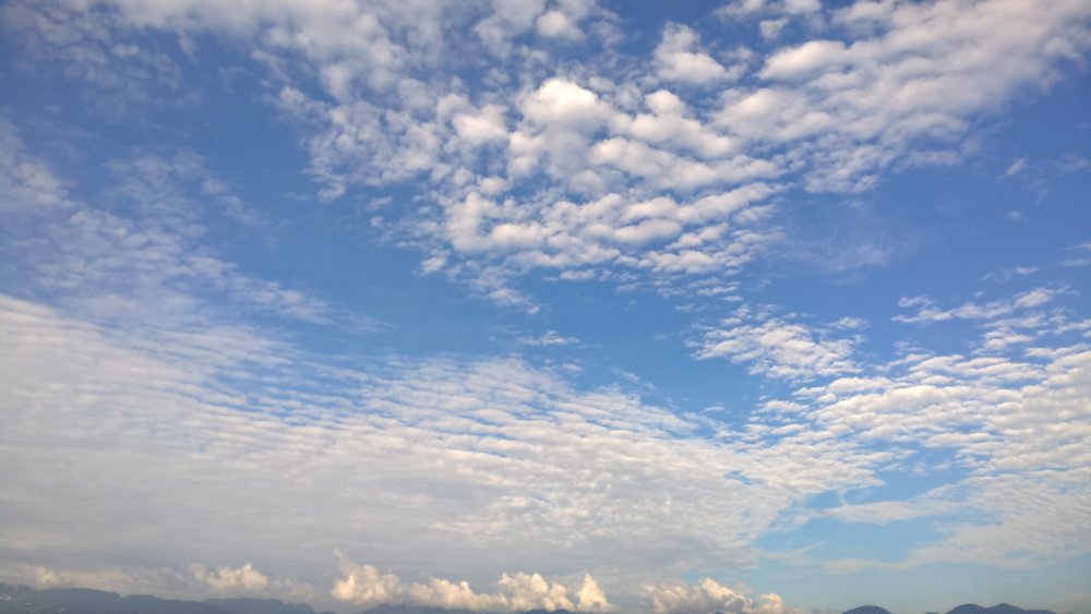 Малооблачное небо