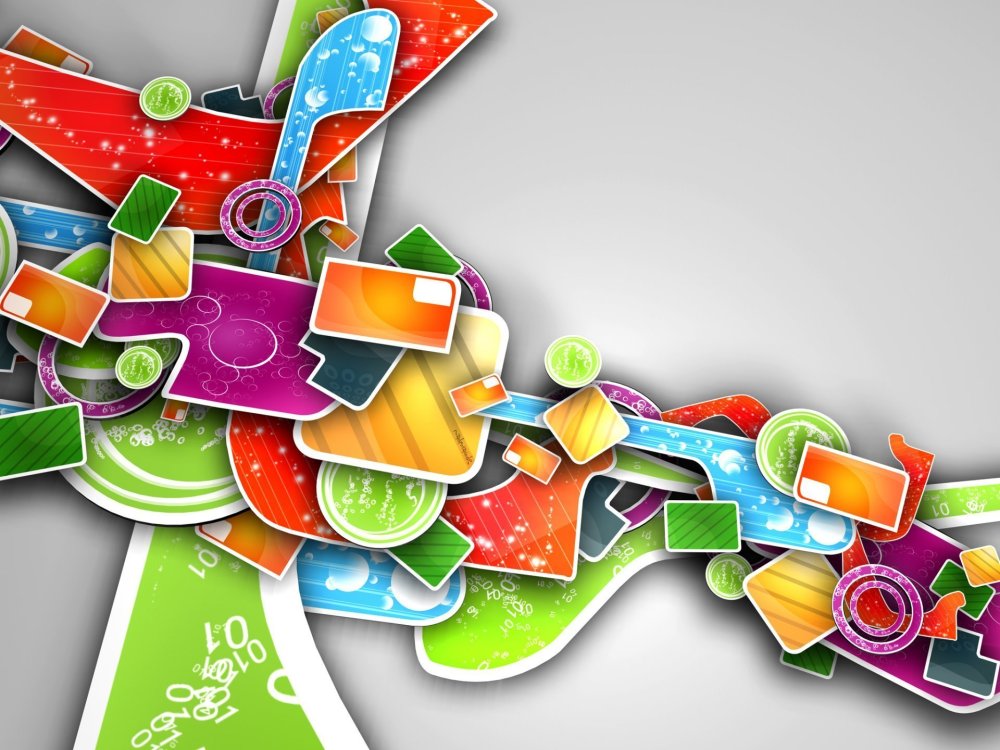 Яркий векторный фон