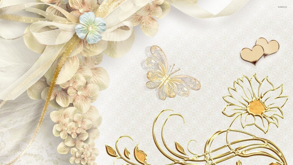 Свадебный фон для коллажа