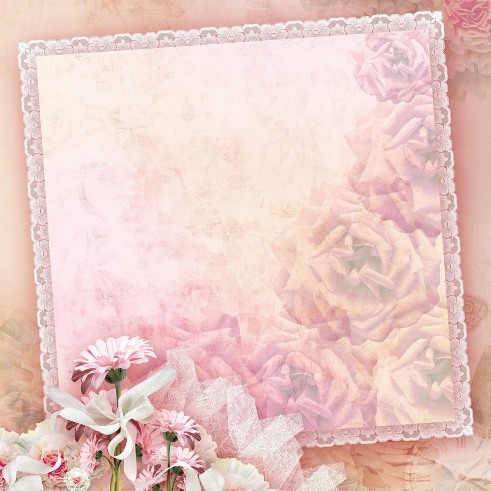 Винтажные фоны розовые