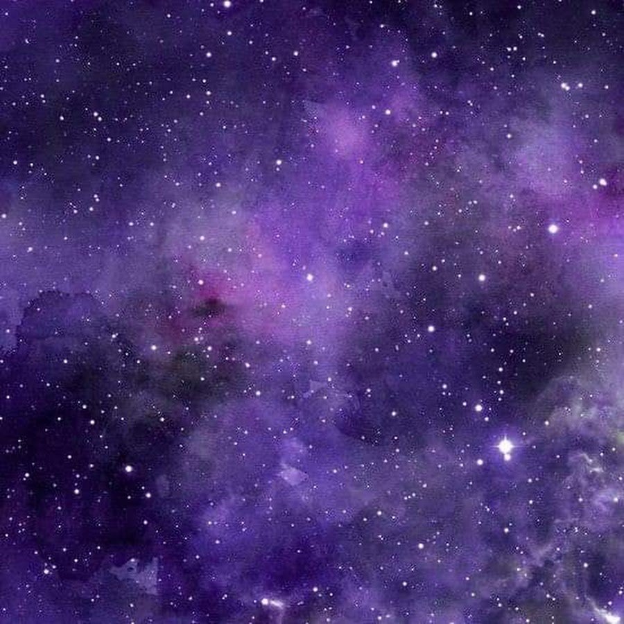 Звездное небо в фиолетовых тонах