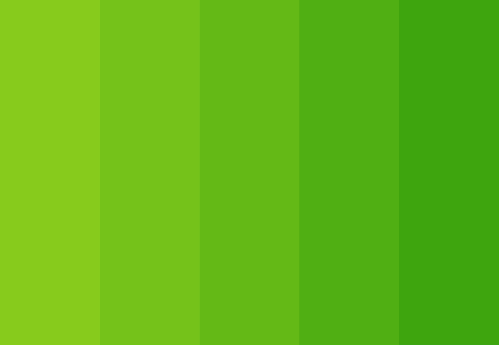 Палитра зеленых оттенков