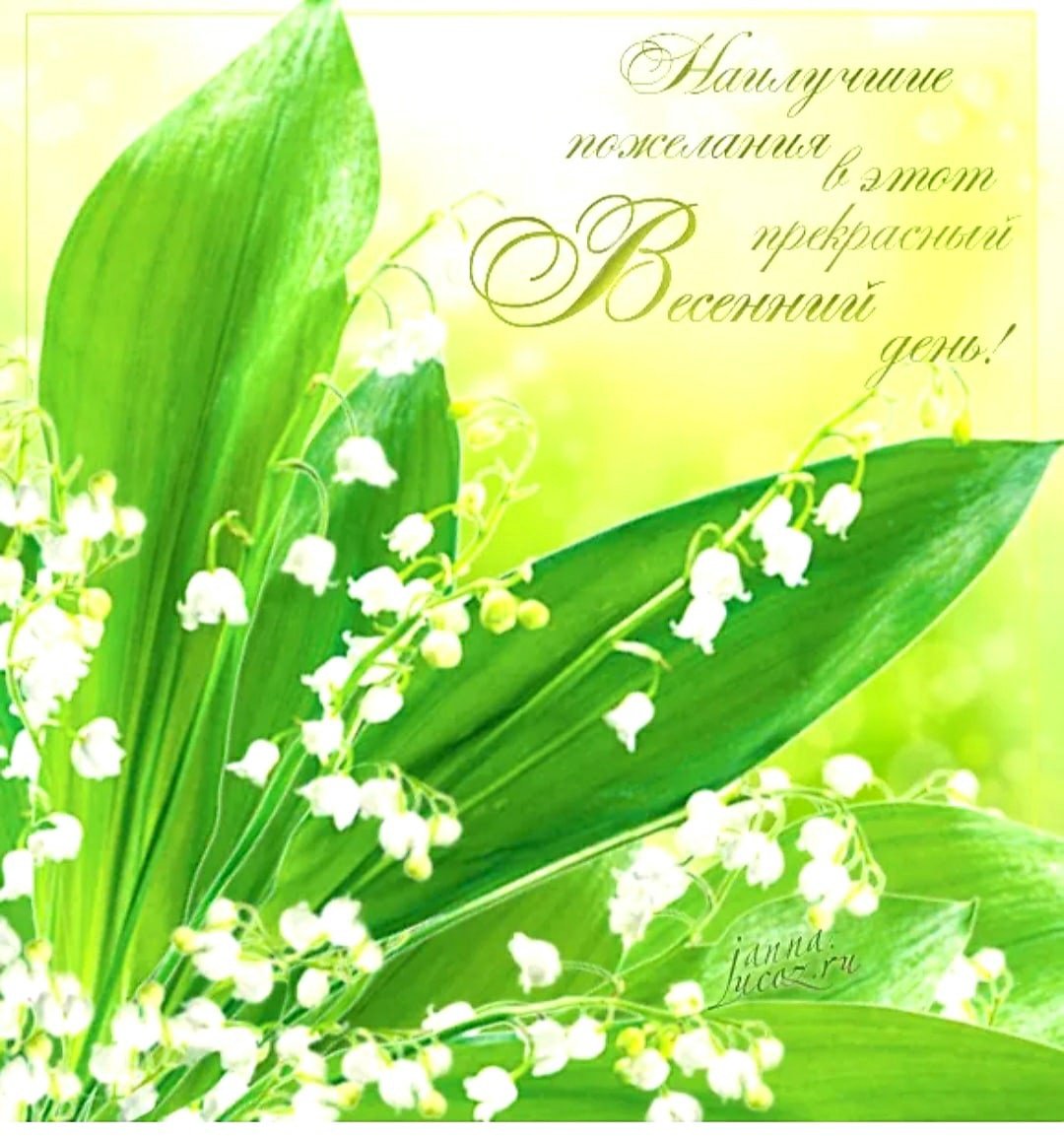 Красивые поздравления с весной женщине. С днём рождения Ландыши. Открытки. С днем рождения цветы Ландыши. Открытка с днем рождения весенние цветы.