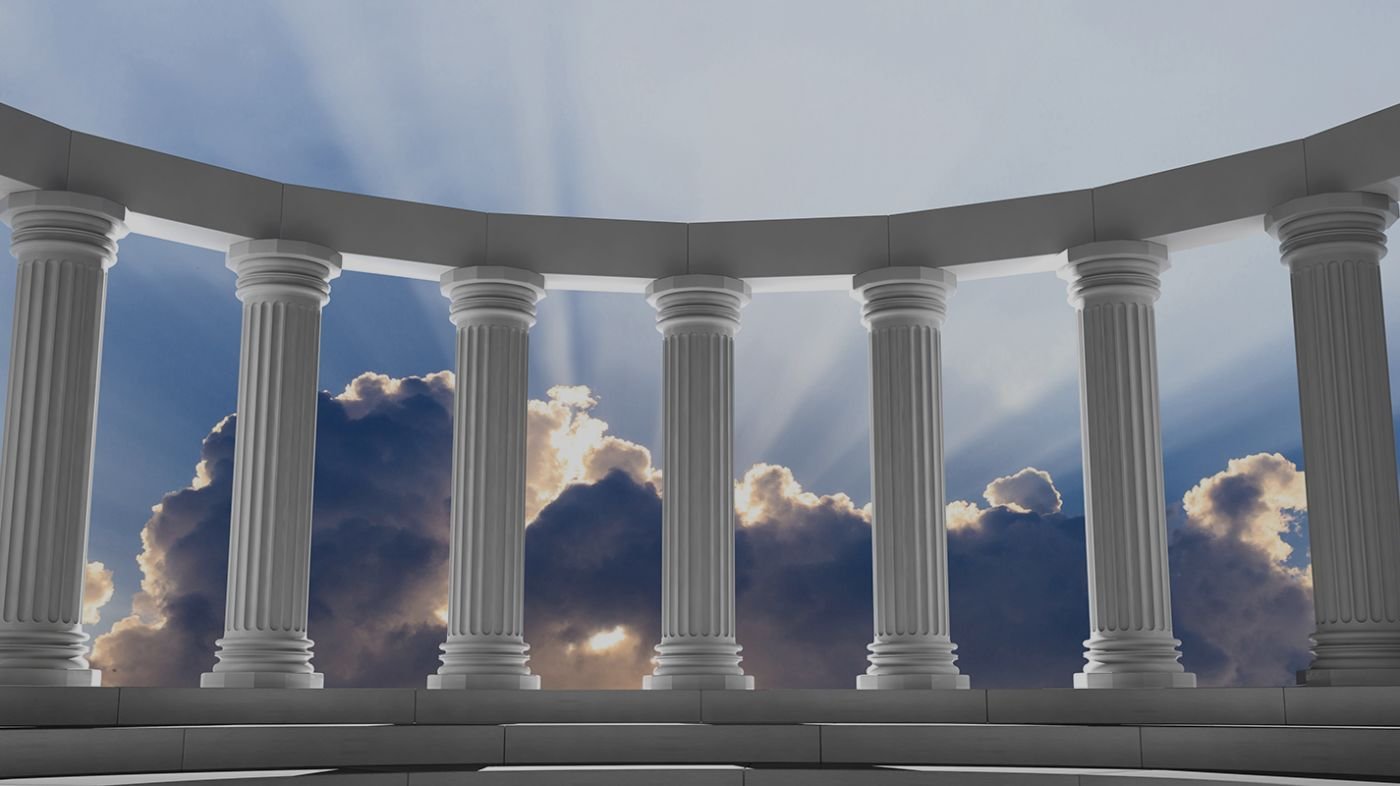 Полукруглая колоннада Греческая