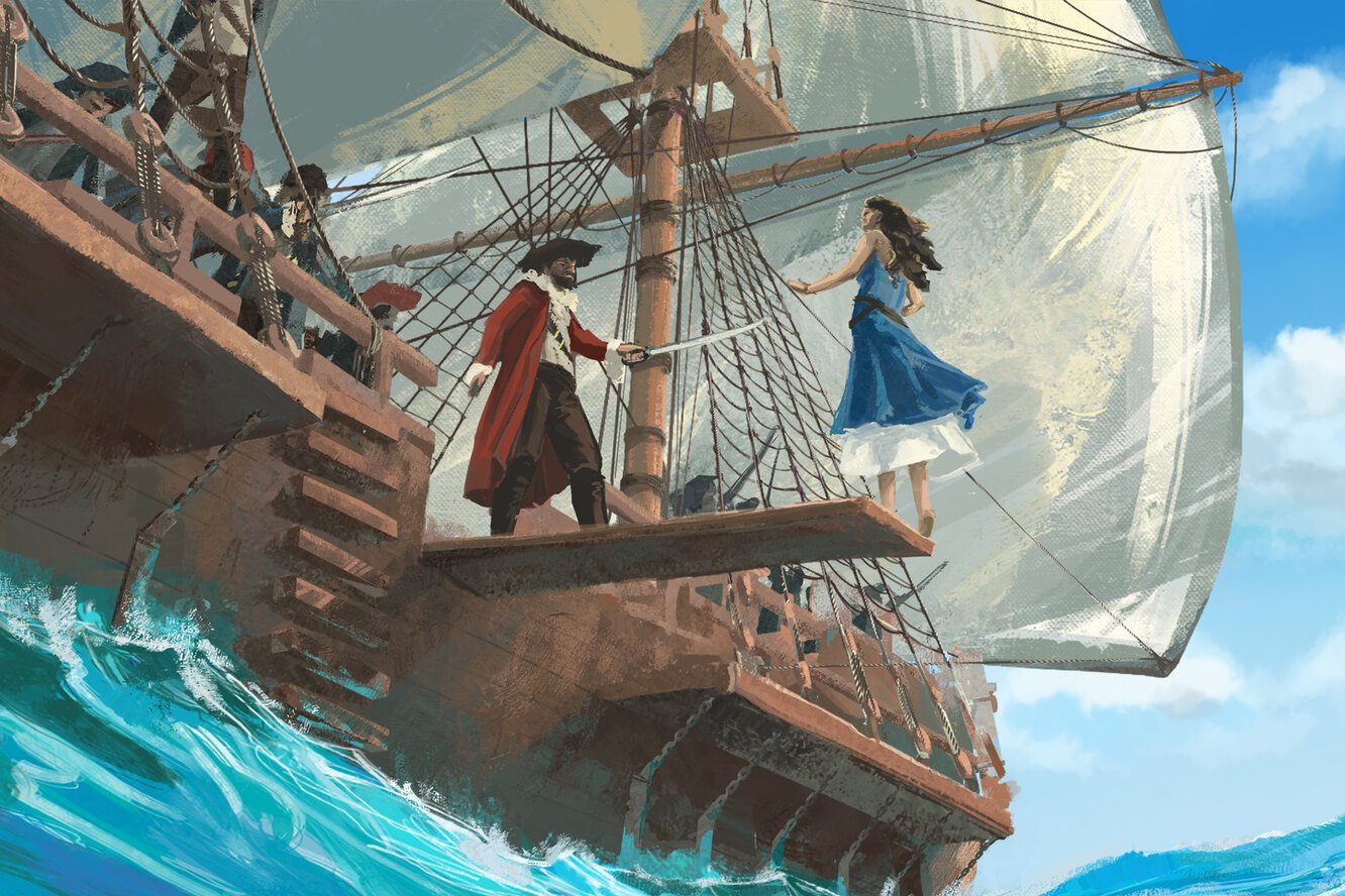 Доска на пиратском корабле