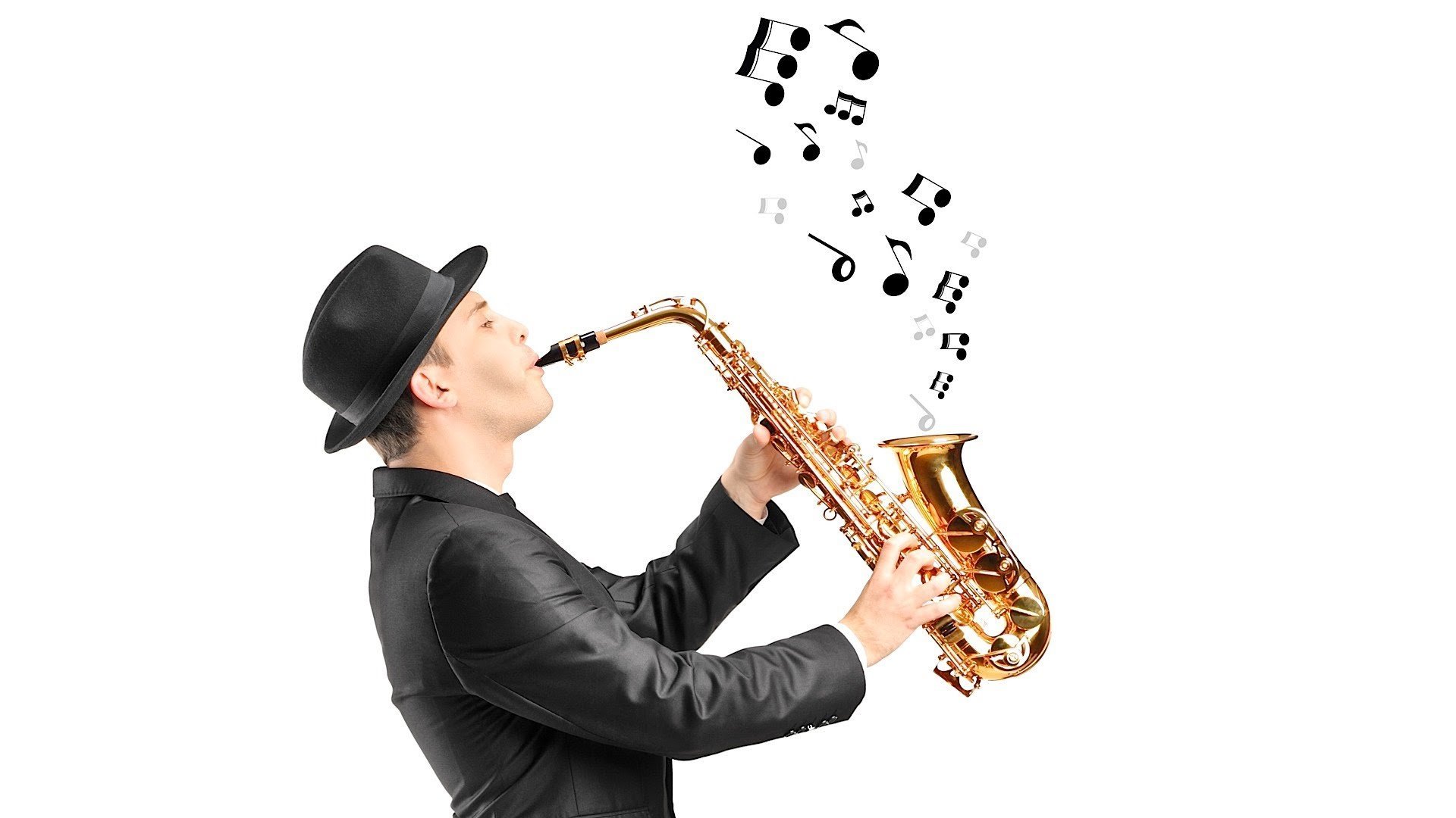 Saxophone jahaziel. Саксофон и музыкант. Мужчина играющий на саксофоне. Музыкант на белом фоне. Саксофонист на белом фоне.