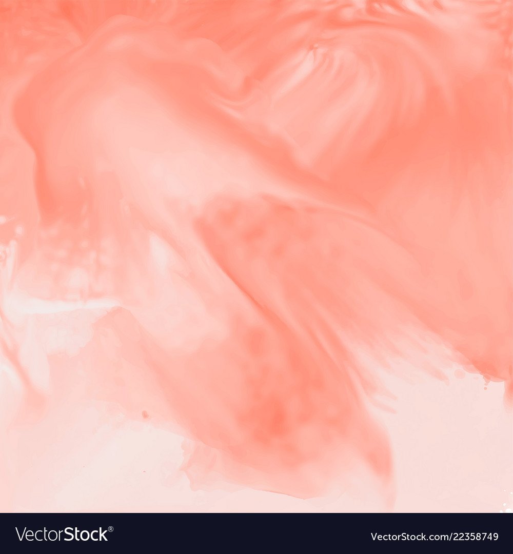 Акварельные разводы персиковые