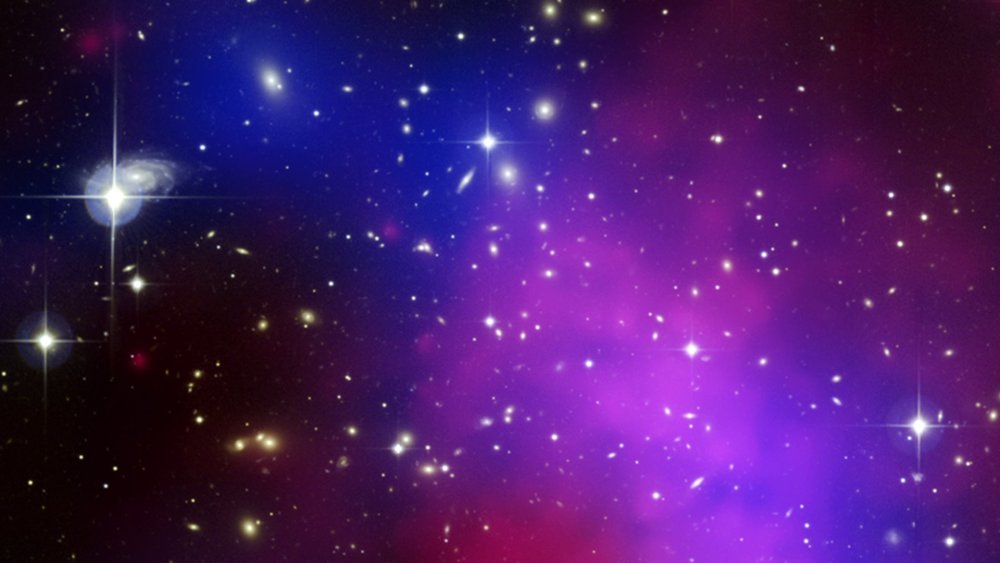 Фиолетово-синий фон звезды