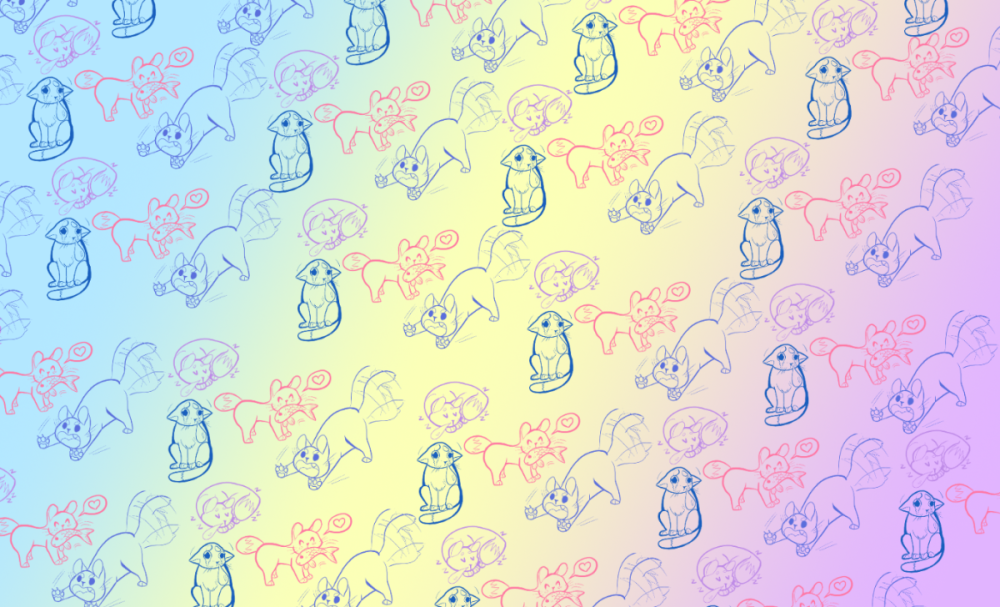 Фон с котиками