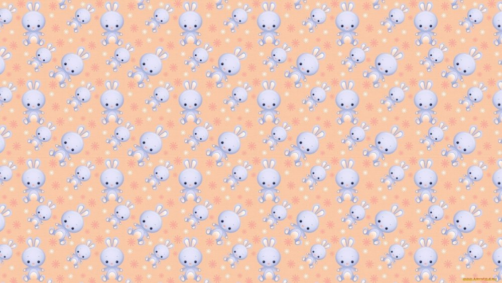 Фон с зайчиками