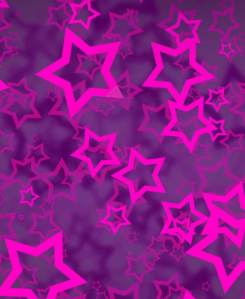 Фон разноцветные звезды