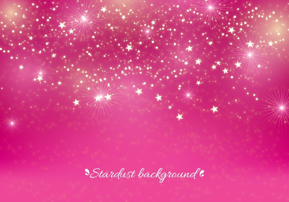 Розовый фон со звездами