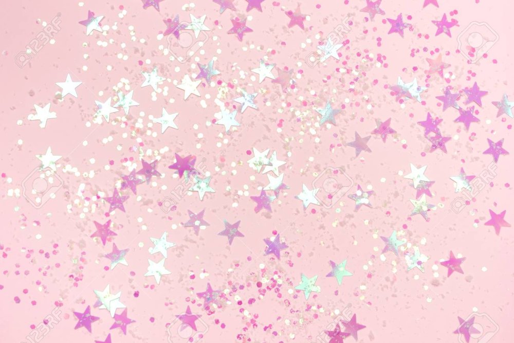 Паттерн звезды розовые
