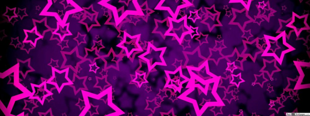 Сиреневый фон со звездами