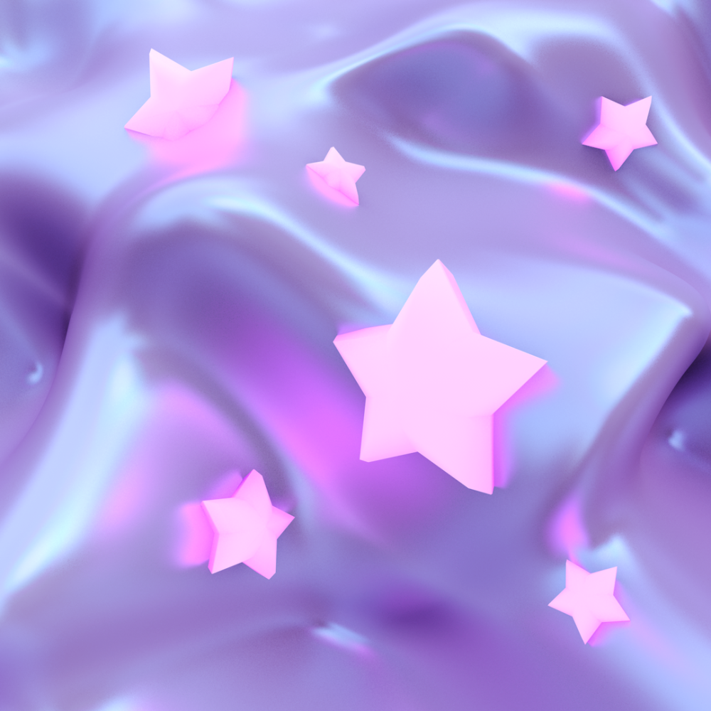 Фиолетовый фон со звездами