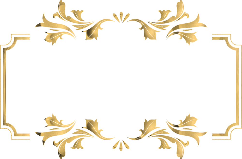Винтажные рамки золото