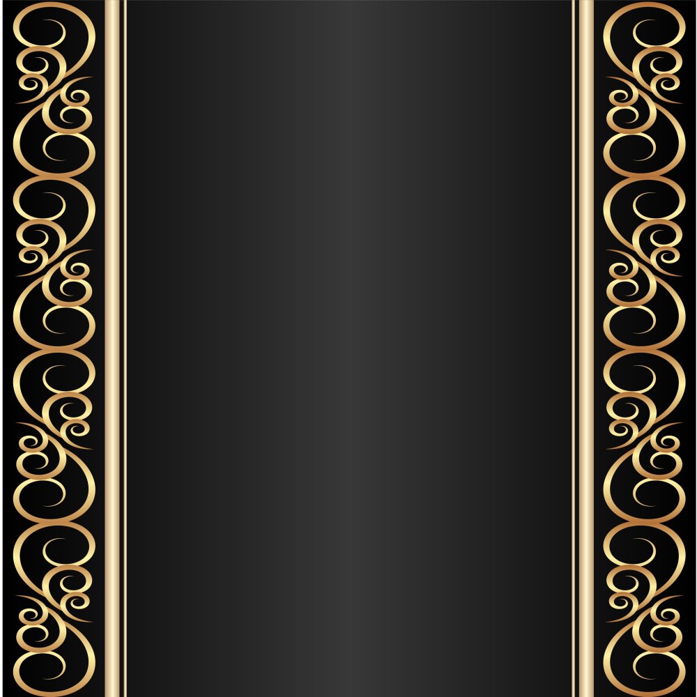 Фон черный с золотом