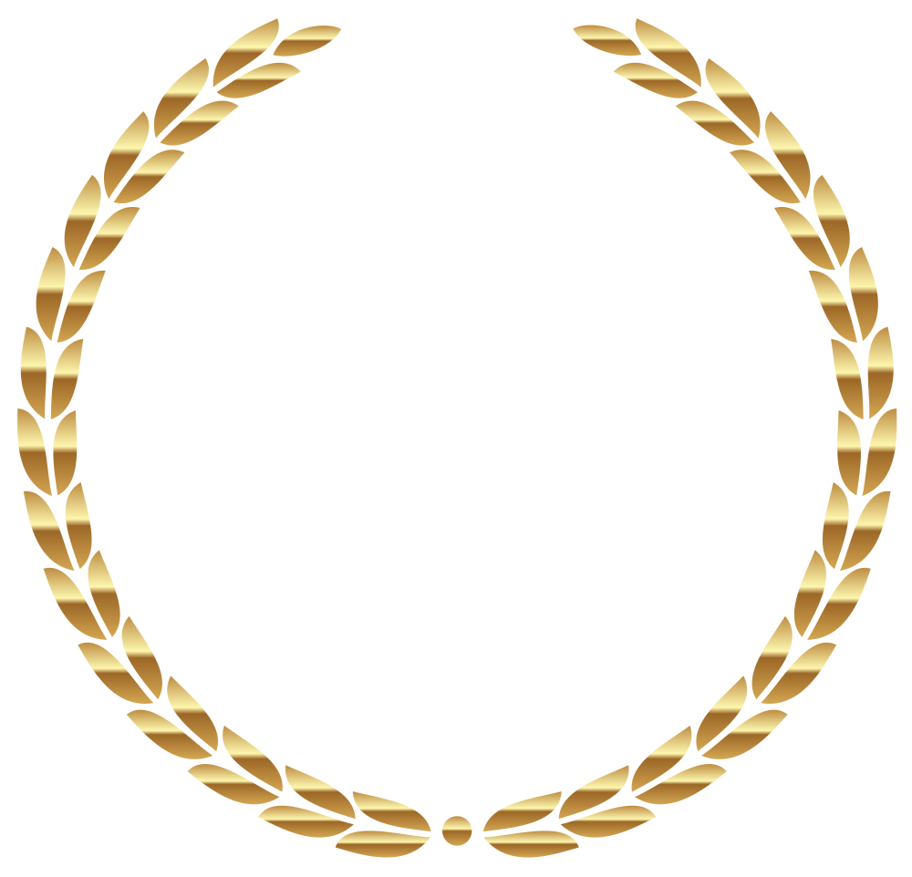 Золотой венок круглый