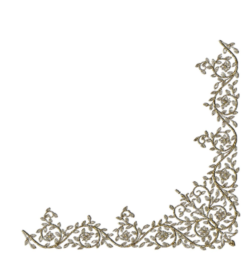 Красивые ажурные уголки