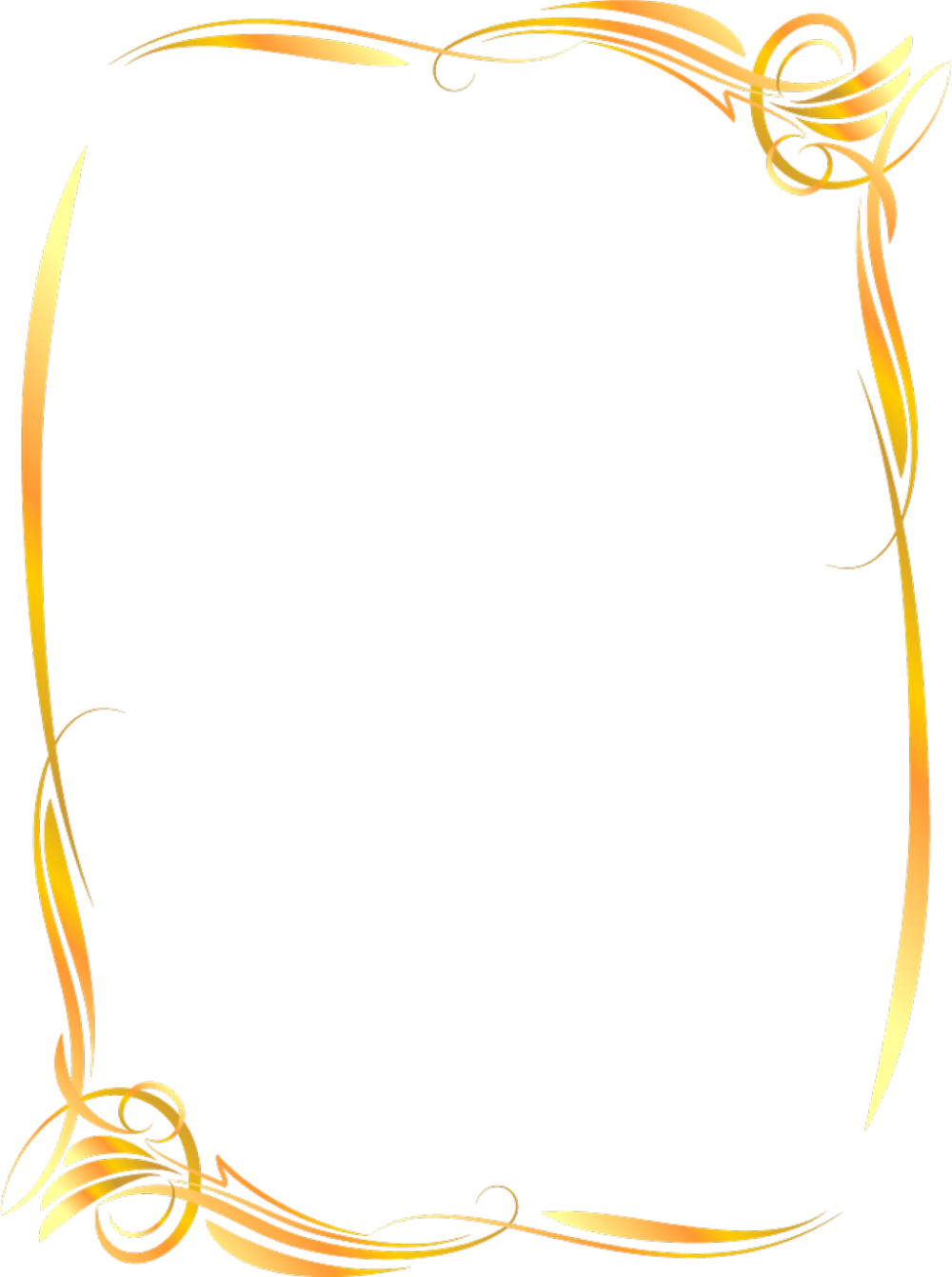 Золотая рамка для грамоты