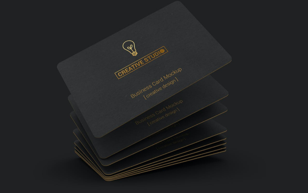 Черные визитки