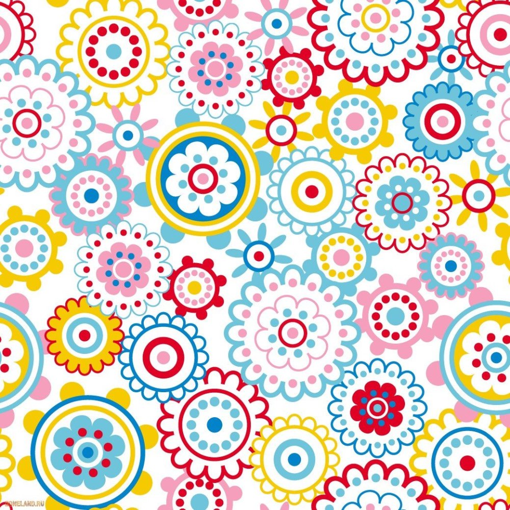 Цветная бумага с узорами