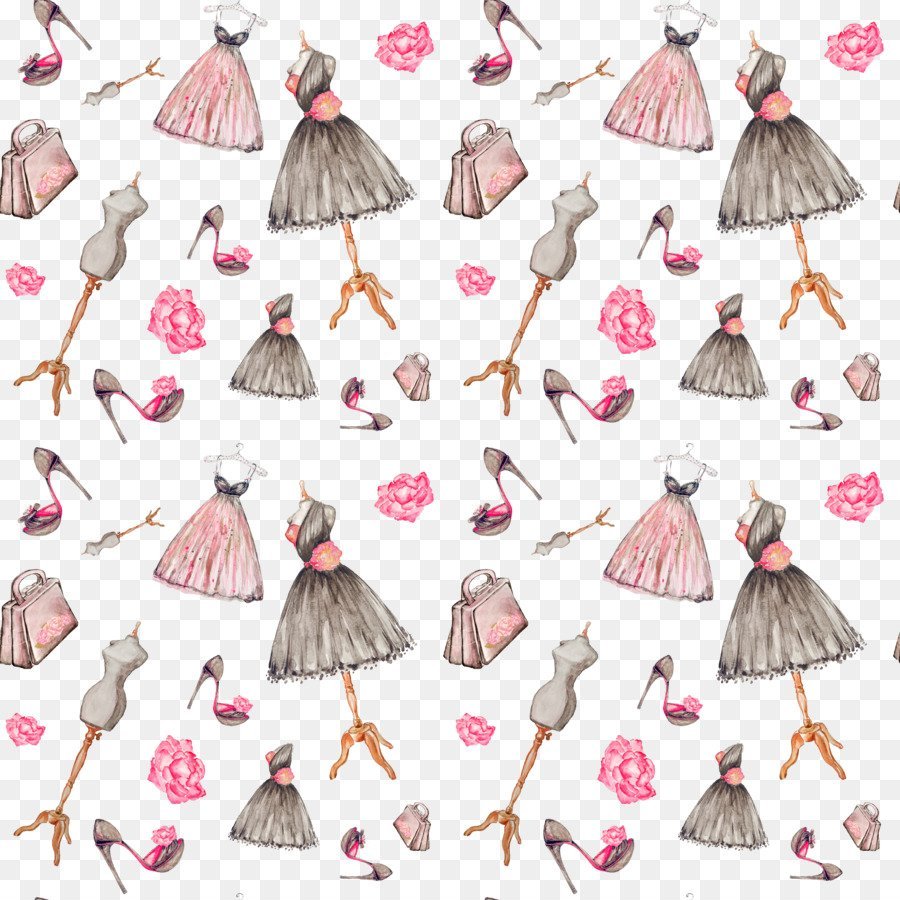 Векторный фон одежда