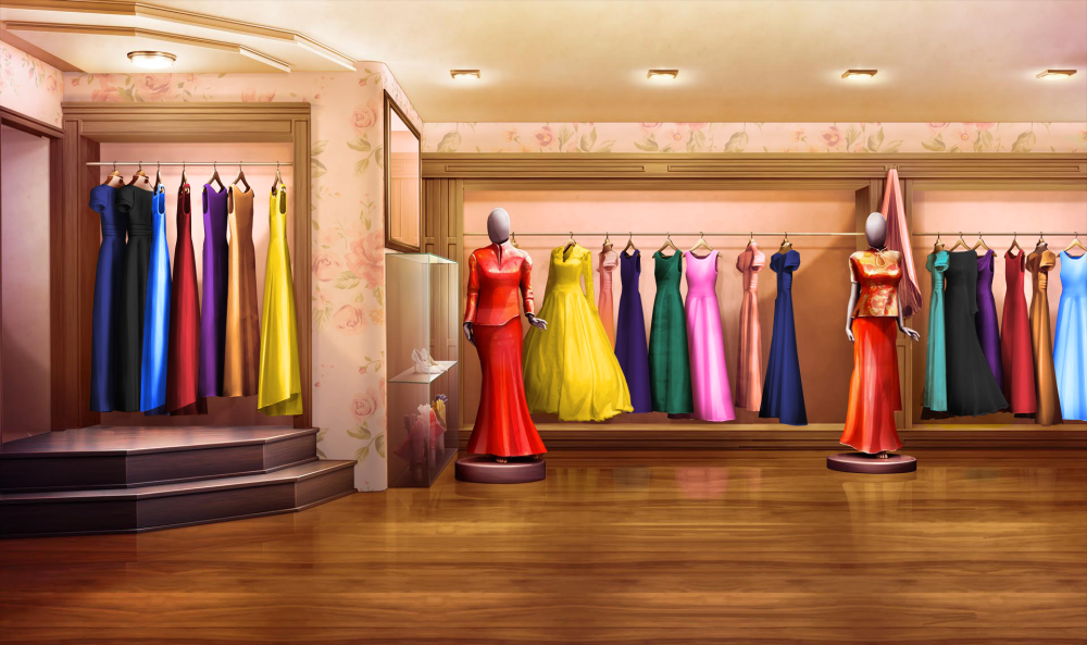 Фон для магазина одежды