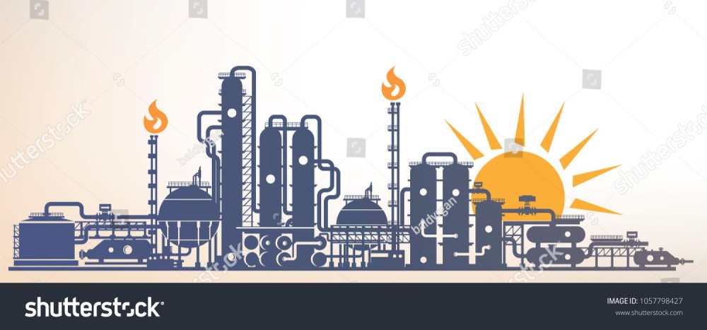 Газовая промышленность вектор