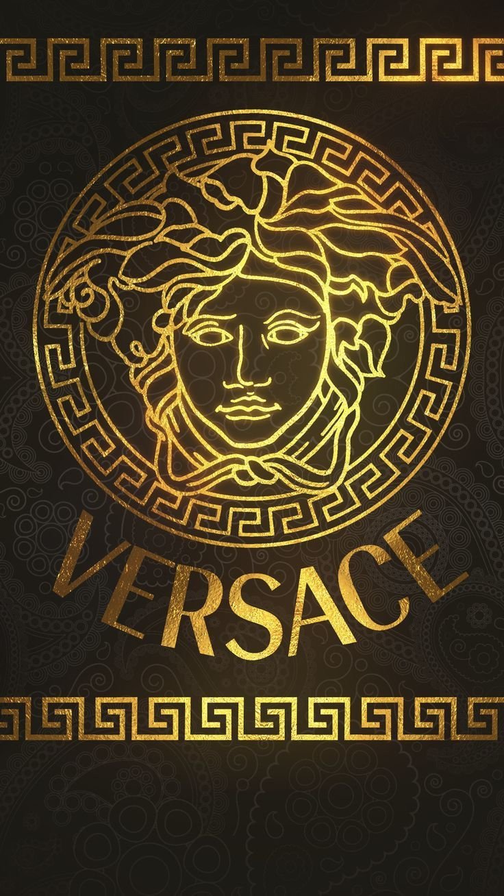 Versace лого золотое