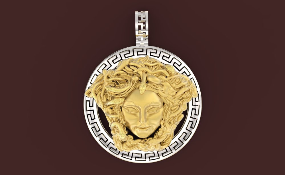 Голова Версаче 3д модель