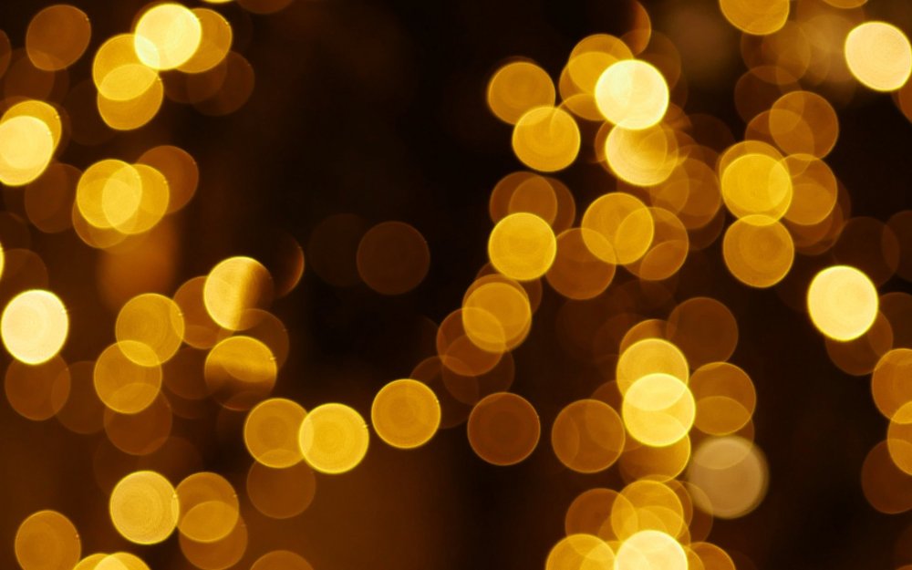 Боке на черном фоне