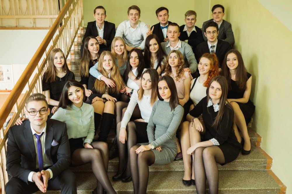Фотосессия выпускников школы