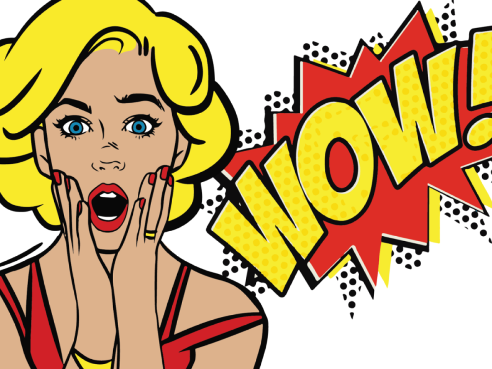 Поп арт на прозрачном фоне