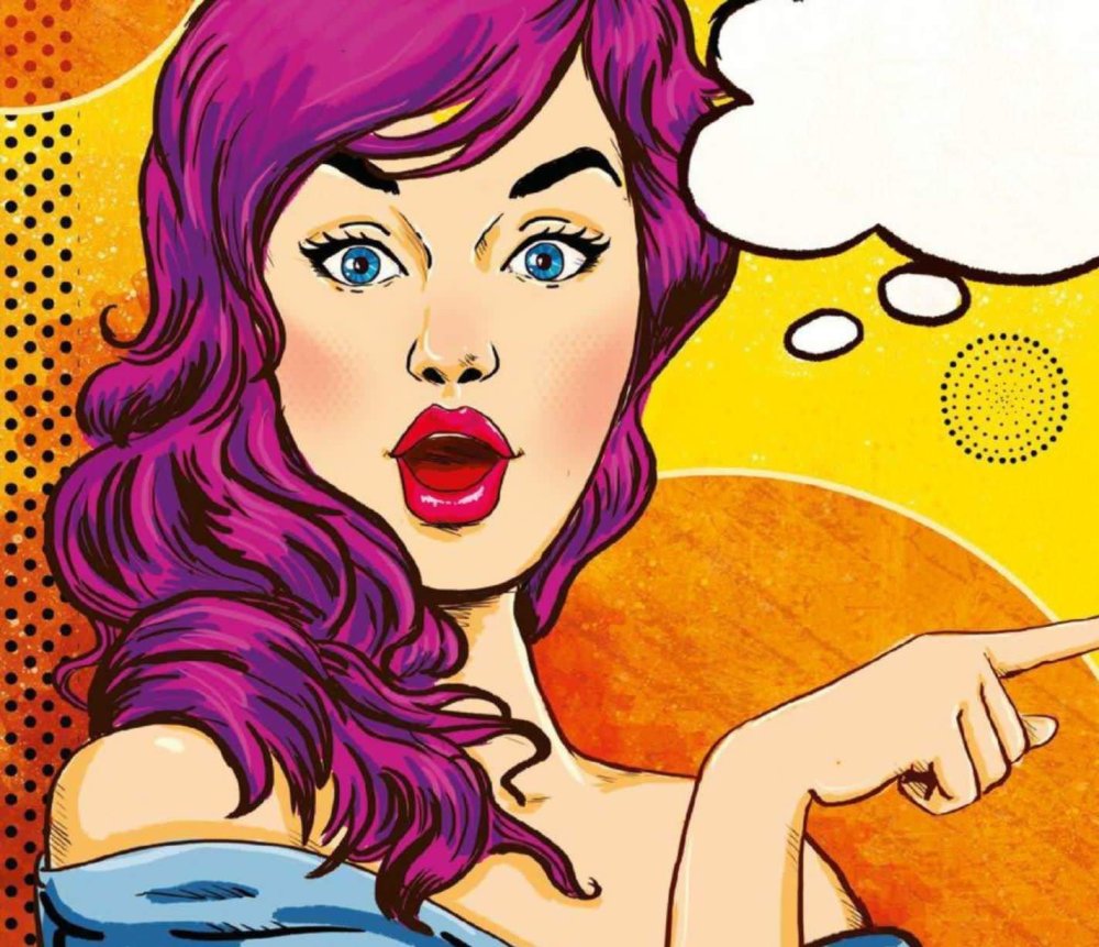 Реклама в стиле поп арт