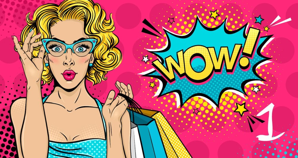 Баннер в стиле поп арт