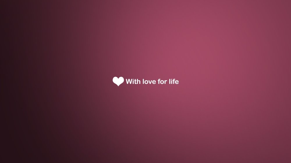 Светлые обои с надписями