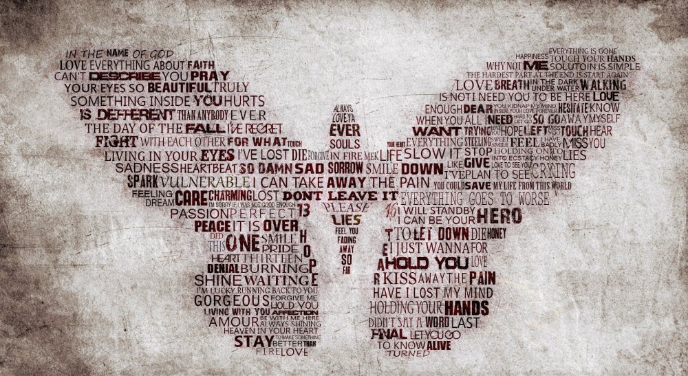 Рисунок из слов